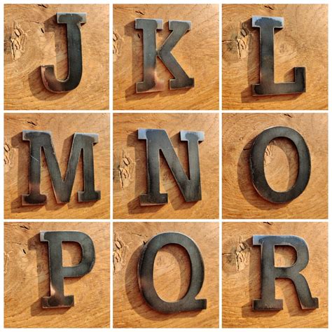 small metal letters for signs